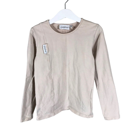Unisex Gugguu - Trikoopaita, koko 122 - 128 - Beige ()
