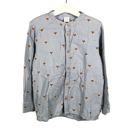Unisex Lindex - Trikoopaita, koko 116 - 122 - Vaaleansininen ()