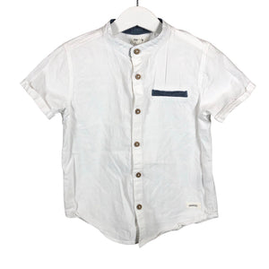 Unisex Newbie - Kauluspaita, koko 110 - 116 - Valkoinen (1)