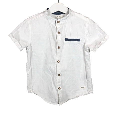 Unisex Newbie - Kauluspaita, koko 110 - 116 - Valkoinen ()