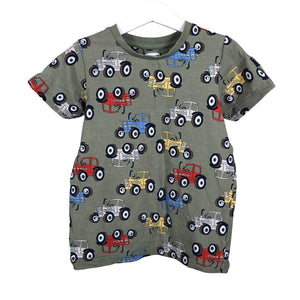 Unisex Polarn O. Pyret - T-paita, koko 110 - 116 - Vihreä (1)