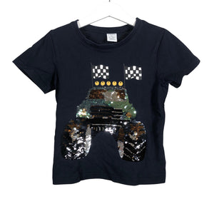 Unisex Lindex - T-paita, koko 110 - 116 - Sininen (1)