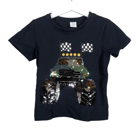 Unisex Lindex - T-paita, koko 110 - 116 - Sininen ()