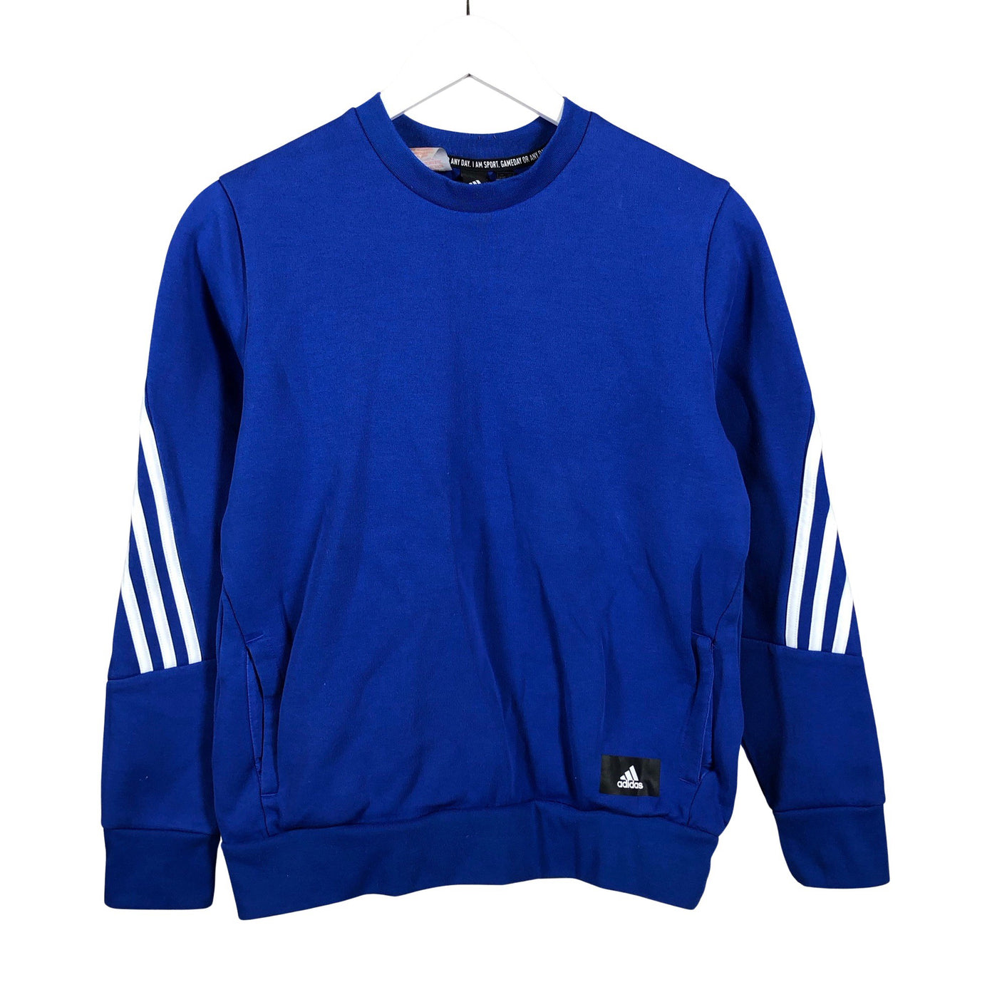 Poikien Adidas - Collegepaita, koko 158 - 164 - Sininen (1)