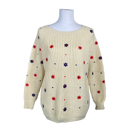 Naisten Handmade - Neulepaita, koko 38 - Beige ()