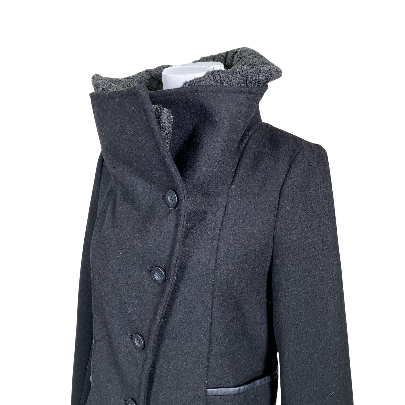 Naisten Desigual - Villakangastakki, koko 40 - Musta (3)