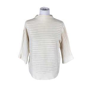 Naisten Massimo Dutti - Neulepaita, koko 36 - Luonnonvalkoinen (1)