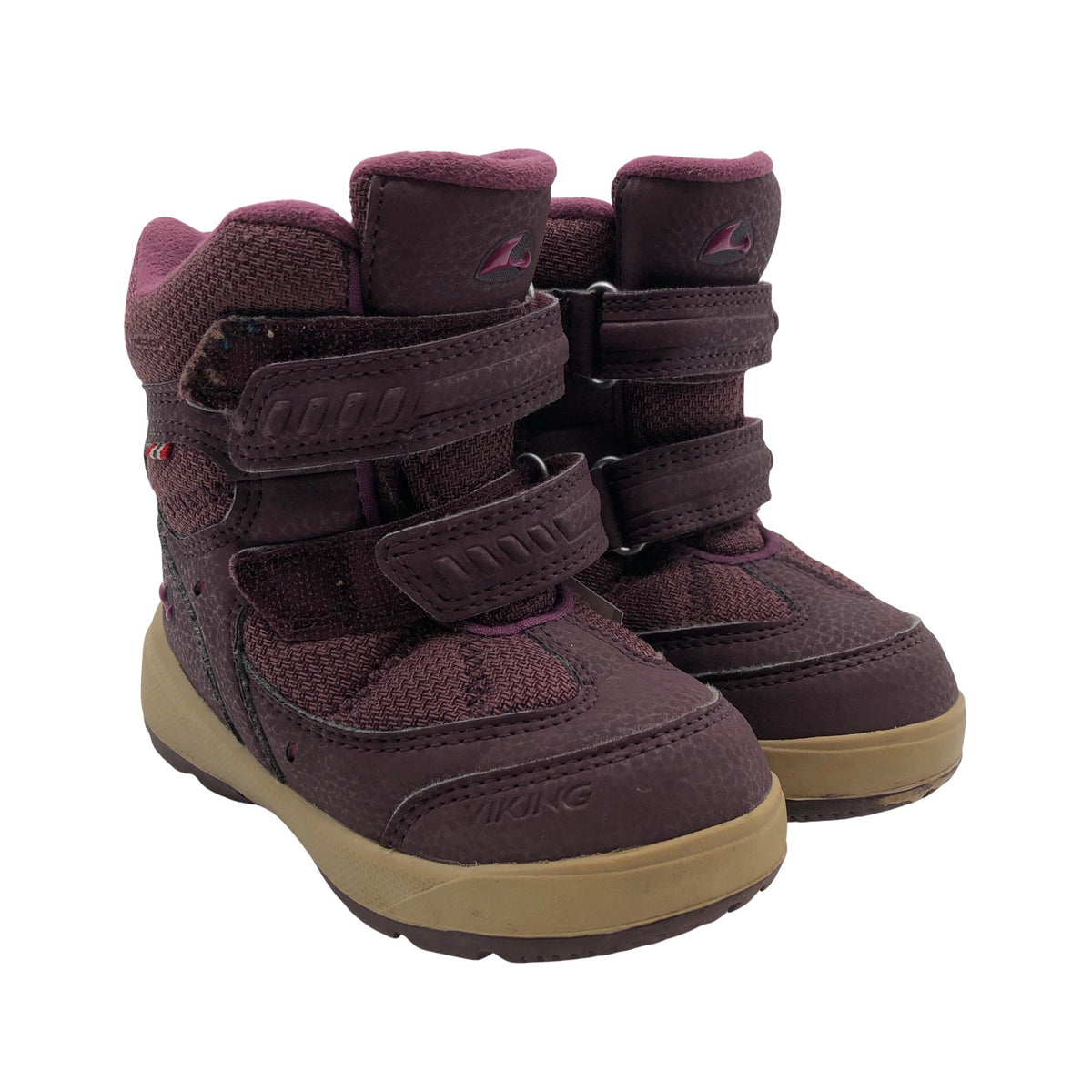 Unisex Viking - Talvikengät, koko 24 - Violetti (2)