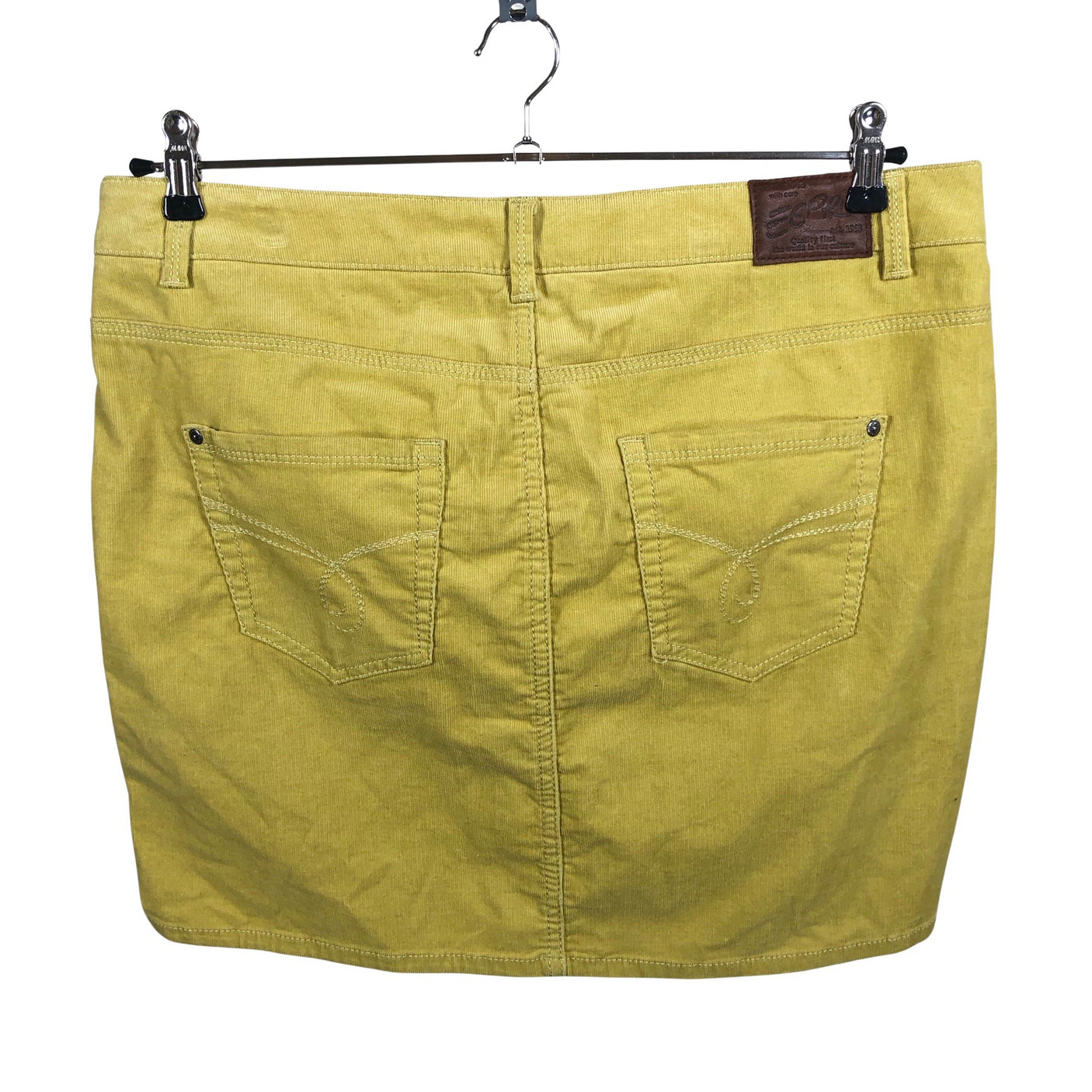 Naisten Esprit - Farkkuhame, koko 42 - Keltainen (2)