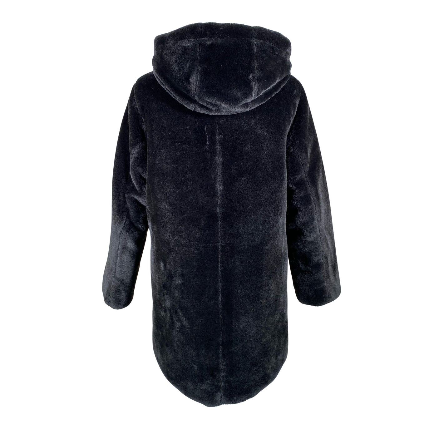 Naisten Esprit - Tekoturkistakki, koko 36 - Musta (2)