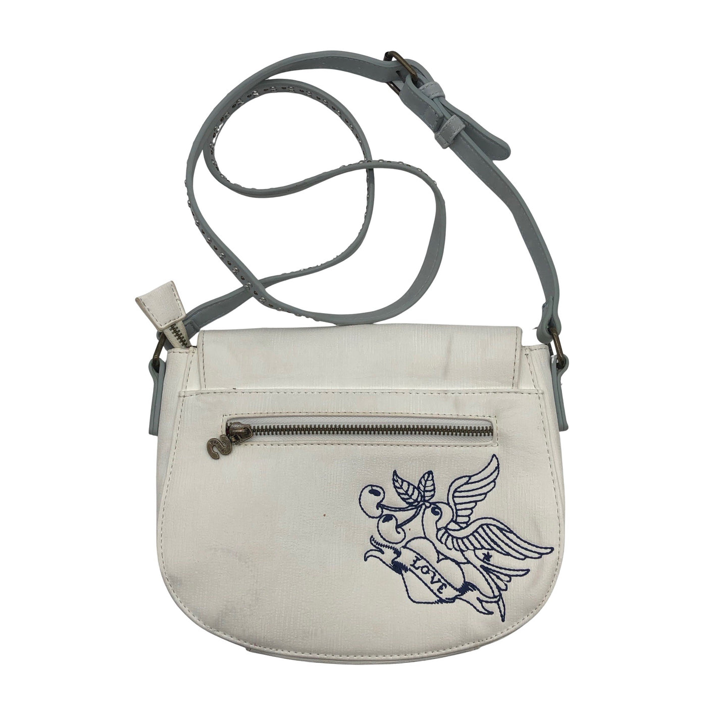 Naisten Desigual - Olkalaukku, koko Midi - Valkoinen (2)