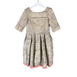 Tyttöjen Handmade - Kangasmekko, koko 104 - 110 - Beige ()
