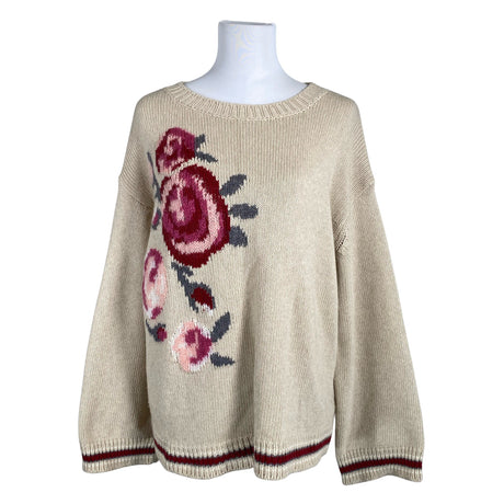 Naisten Benetton - Neulepaita, koko 38 - Beige ()