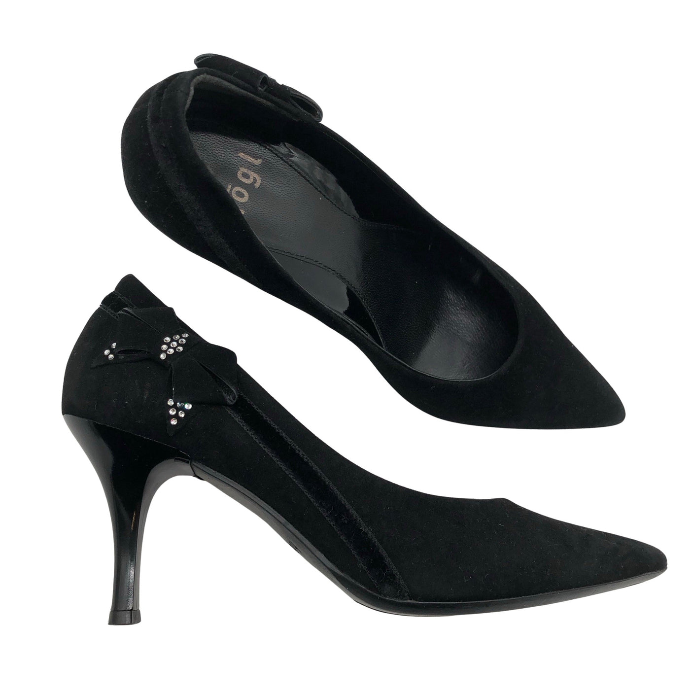 Naisten Högl - Korkokengät, koko 37 - Musta (1)