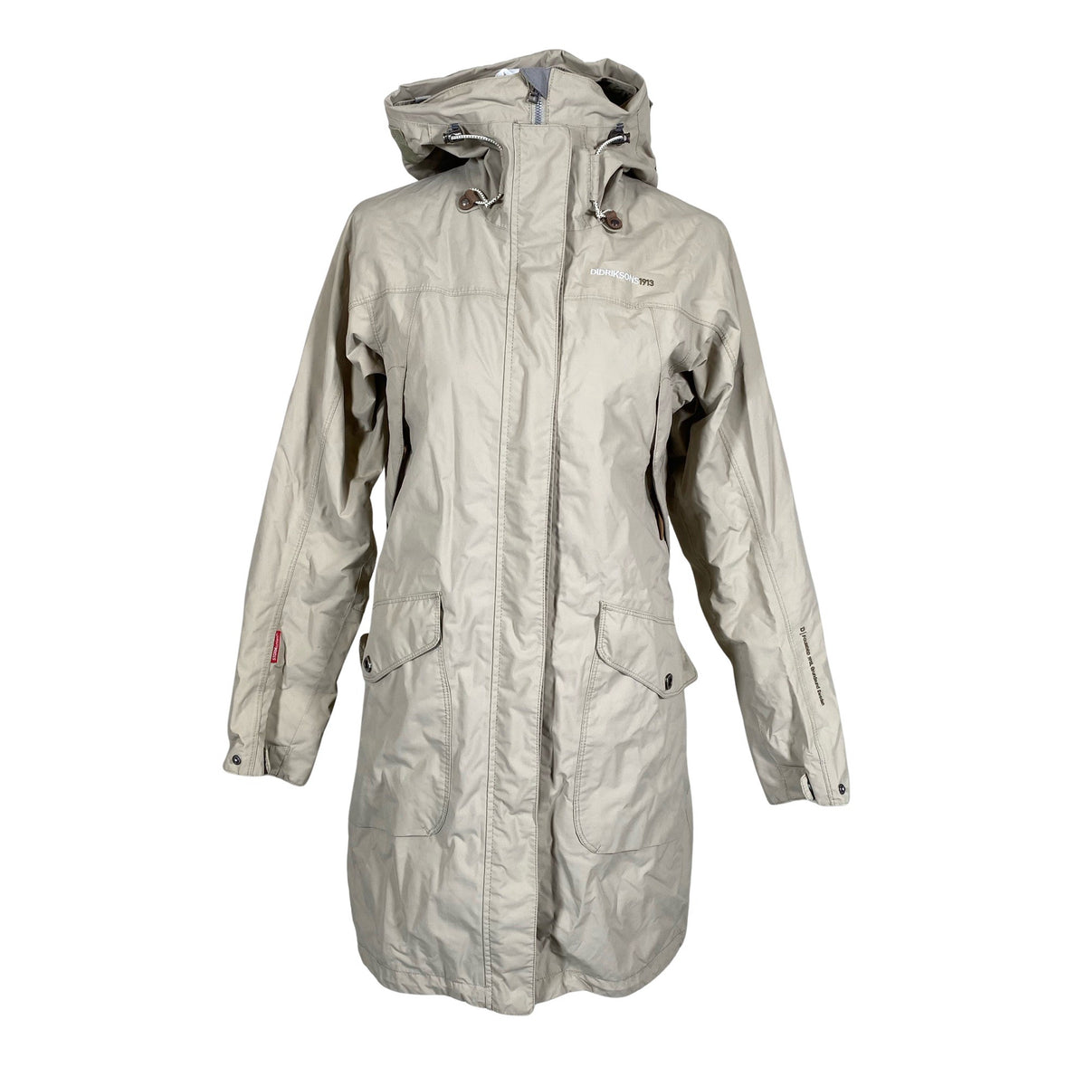 Naisten Didriksons - Ulkoilutakki, koko 38 - Beige (1)