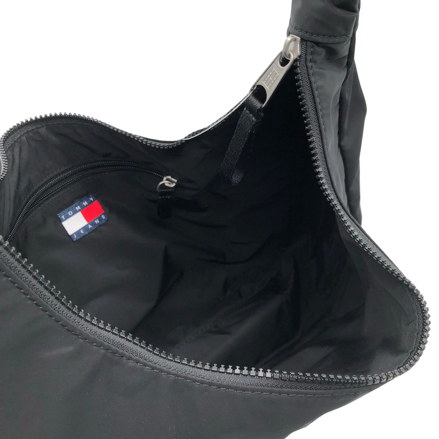 Naisten Tommy Jeans (Tommy Hilfiger) - Olkalaukku, koko Midi - Musta (2)