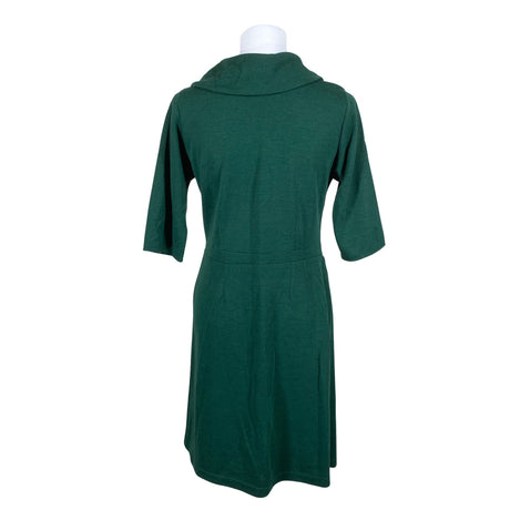 Naisten Handmade - Trikoomekko, koko 38 - Vihreä (2)