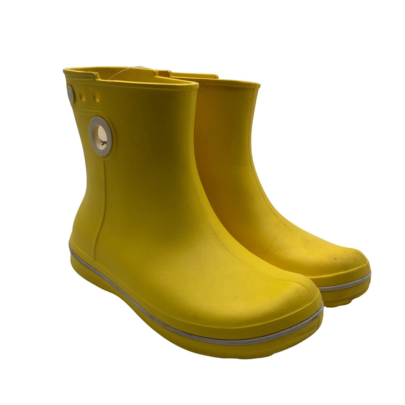 Naisten Crocs - Kumisaappaat, koko 39 - Keltainen (2)