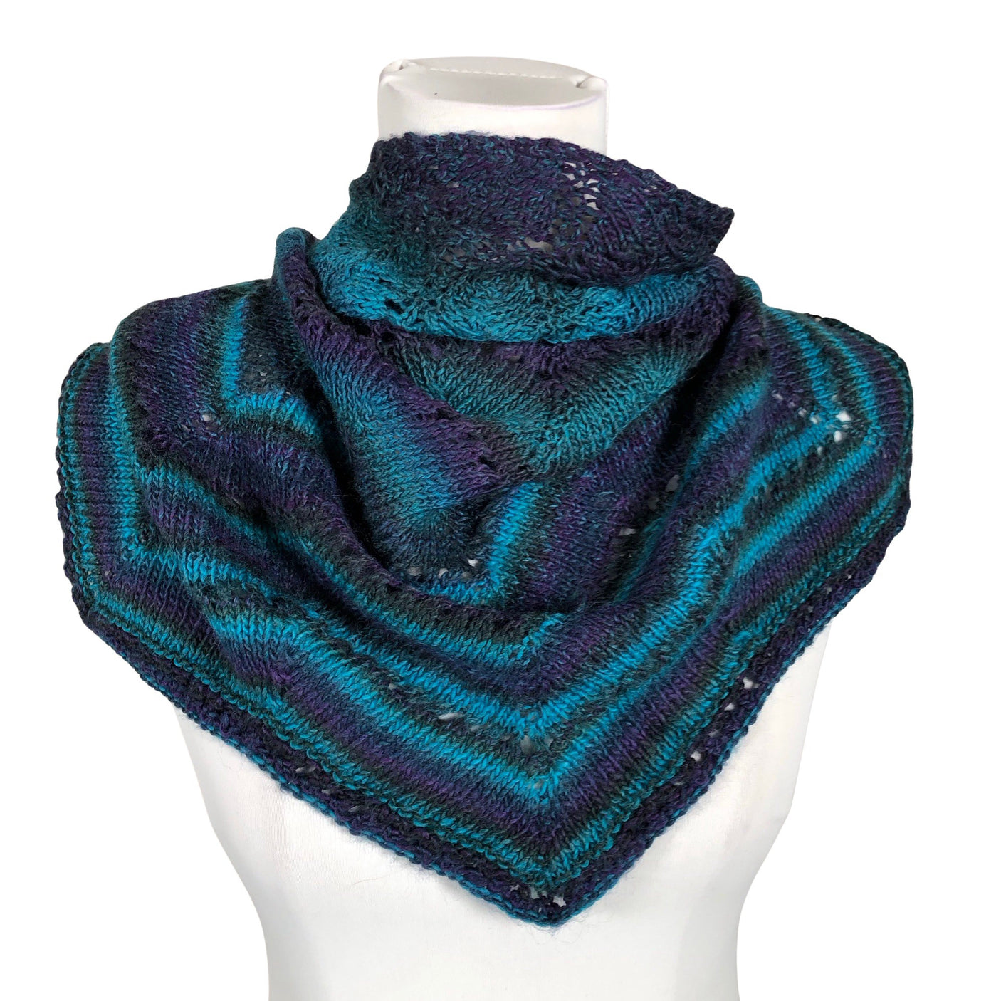 Naisten Handmade - Kaulaliina, koko Midi - Sininen (1)