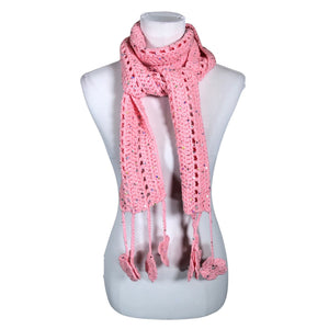 Naisten Handmade - Kaulaliina, koko Mini - Pinkki (1)