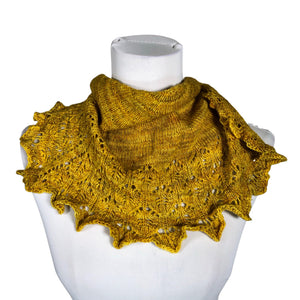 Naisten Handmade - Kaulaliina, koko Mini - Keltainen (1)