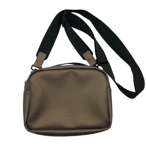 Unisex Rains - Olkalaukku, koko Mini - Ruskea (1)