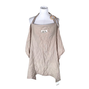 Naisten Tisu - Huivi, koko Maxi - Beige (1)