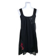 Naisten Desigual - Sifonkimekko, koko 38 - Musta ()