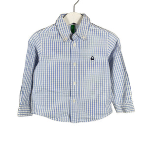Unisex Benetton - Kauluspaita, koko 86 - 92 - Valkoinen (1)