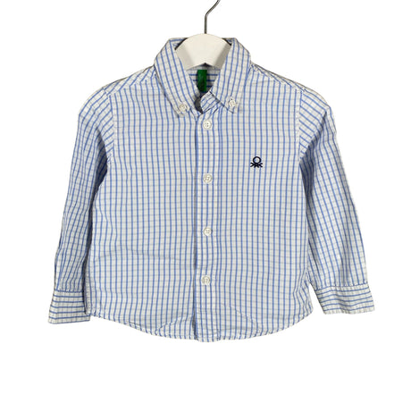 Unisex Benetton - Kauluspaita, koko 86 - 92 - Valkoinen ()