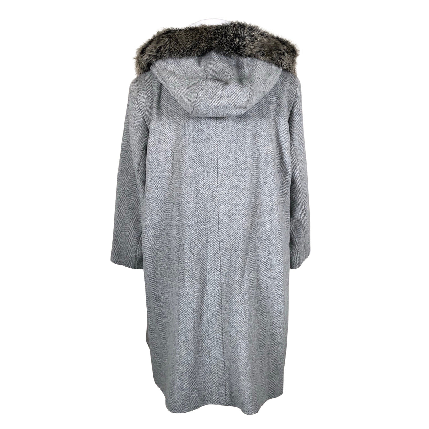 Naisten Flare Collection - Villakangastakki, koko 46 - Harmaa (2)