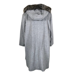 Naisten Flare Collection - Villakangastakki, koko 46 - Harmaa (2)