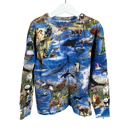 Unisex Molo Kids - Trikoopaita, koko 122 - 128 - Sininen ()