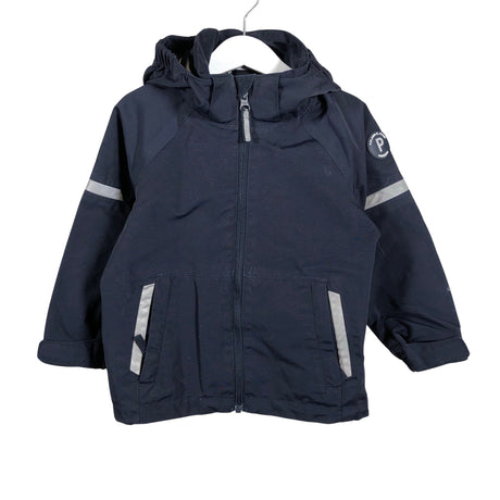 Unisex Polarn O. Pyret - Välikausitakki, koko 92 - 98 - Sininen ()