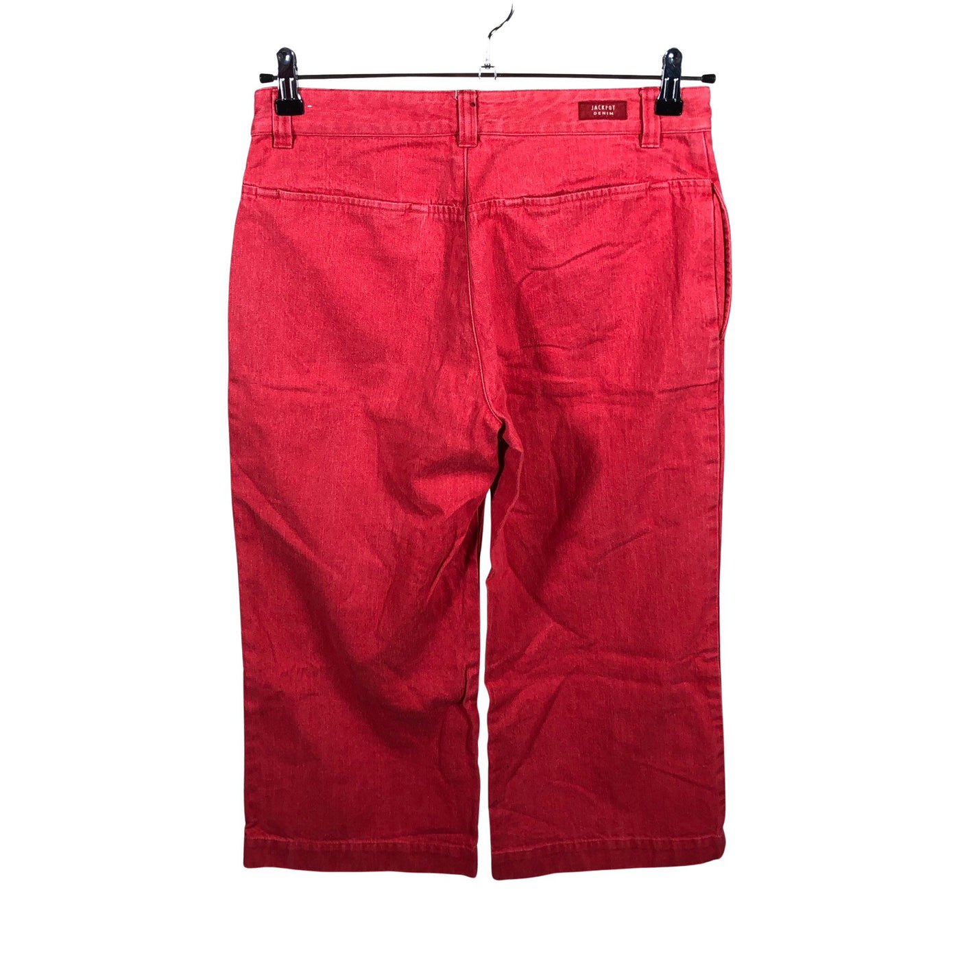 Naisten Jackpot - Farkkucaprit, koko W30 - Punainen (2)