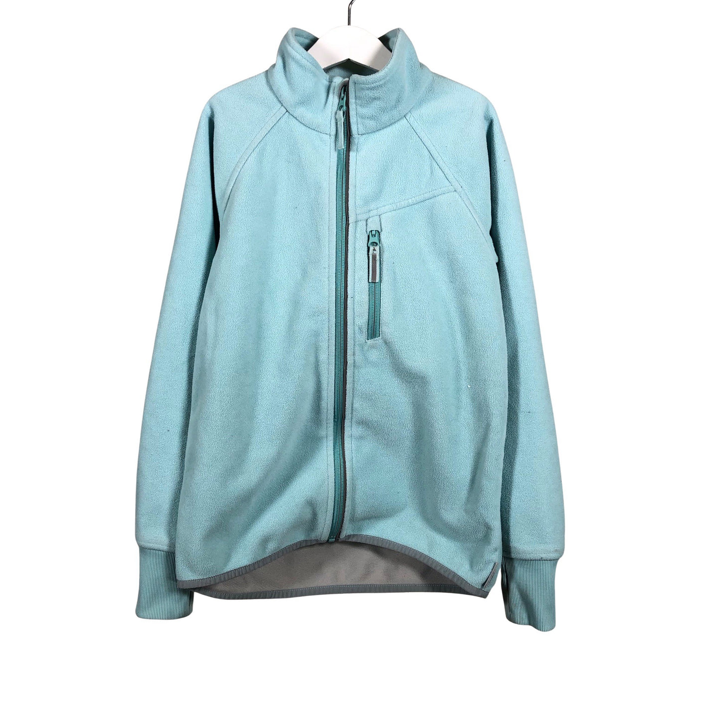 Unisex Polarn O. Pyret - Windfleecetakki, koko 134 - 140 - Turkoosi (1)