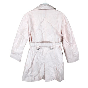 Tyttöjen Burberry - Trenssitakki, koko 122 - 128 - Vaaleanpunainen (2)