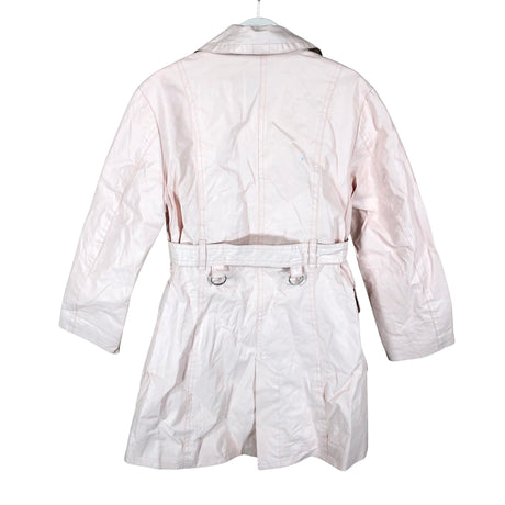 Tyttöjen Burberry - Trenssitakki, koko 122 - 128 - Vaaleanpunainen (2)