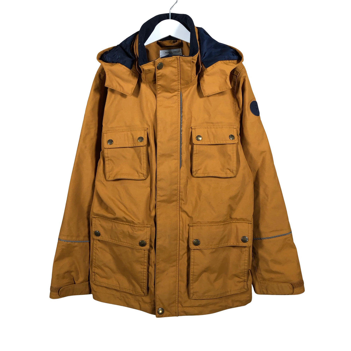 Unisex Polarn O. Pyret - Välikausitakki, koko 146 - 152 - Ruskea (1)