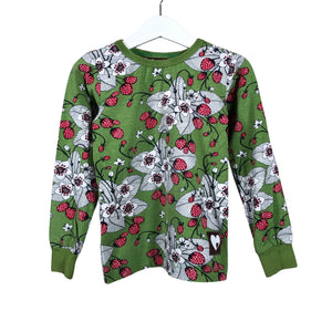Unisex Maitotyttö - Trikoopaita, koko 104 - 110 - Vihreä (1)