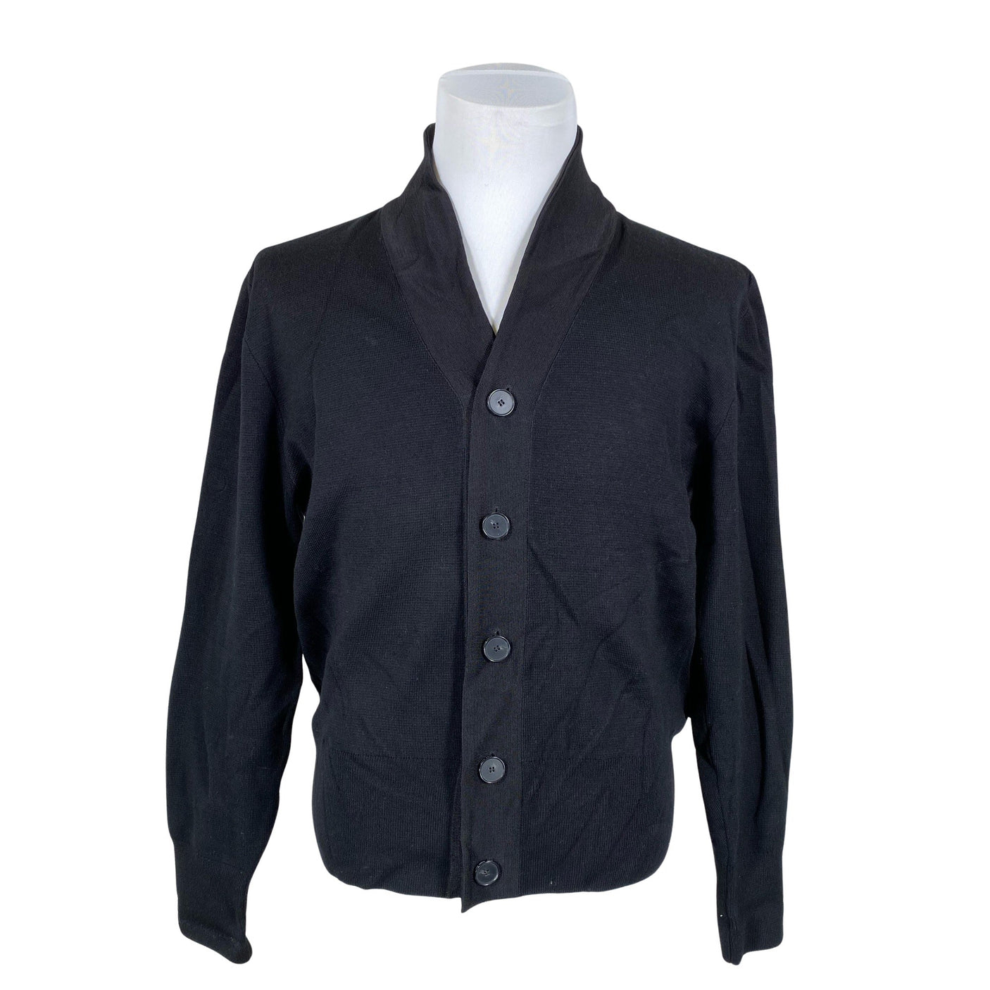 Miesten Hugo Boss - Neuletakki, koko XL - Musta (1)