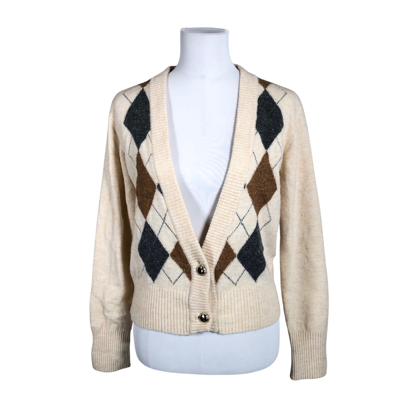 Naisten Marella - Neuletakki, koko 36 - Beige (1)