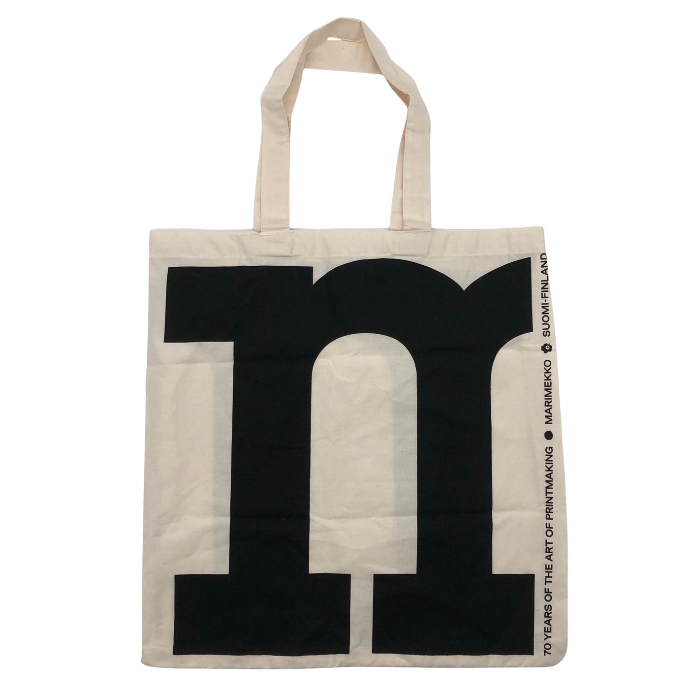 Unisex Marimekko - Ostoskassi, koko Maxi - Musta (1)