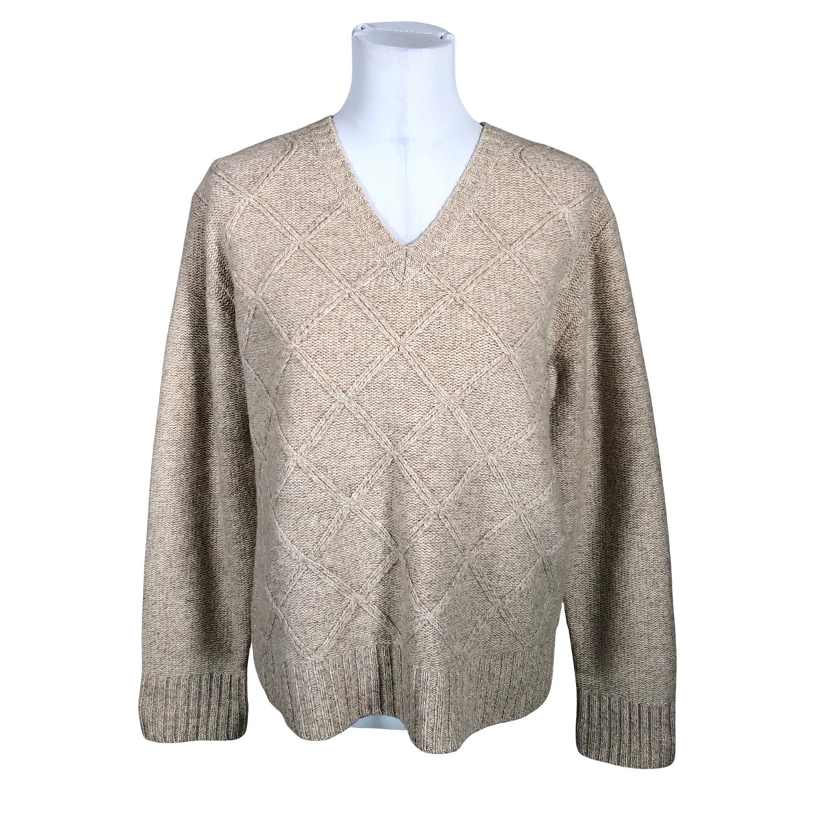 Naisten O.I.S - Neuletakki, koko 40 - Beige (1)
