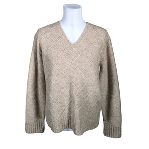 Naisten O.I.S - Neuletakki, koko 40 - Beige (1)