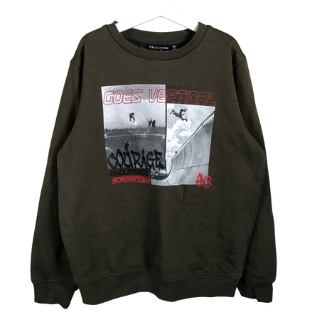 Unisex Reaction - Collegepaita, koko 146 - 152 - Vihreä ()