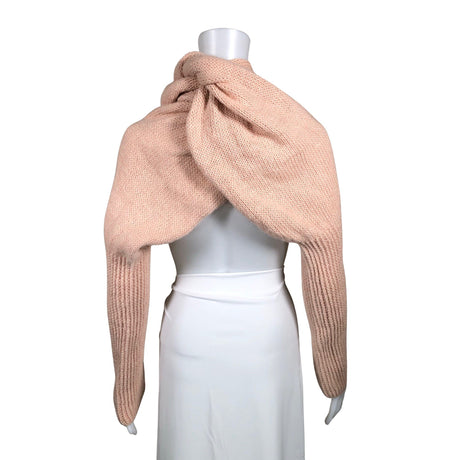 Naisten Handmade - Hartiahuivi, koko Maxi - Vaaleanpunainen (2)