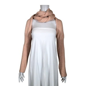 Naisten Handmade - Hartiahuivi, koko Maxi - Vaaleanpunainen (1)