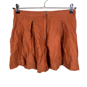 Naisten Linen Handmade Studio - Shortsit, koko 36 - Ruskea (1)