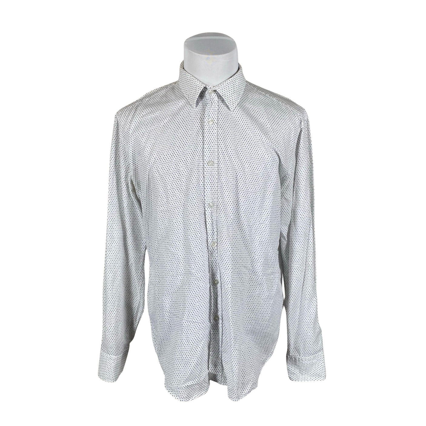 Miesten Hugo Boss - Kauluspaita, koko XL - Valkoinen (1)
